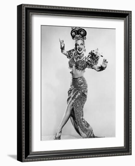 Carmen Miranda (Maria de Carmo Miranda de Cunha) American Singer Known as the Brazilian Bombshell-null-Framed Photographic Print