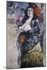 Carmencita (Portrait of Charlotte Berend-Corinth in Spanish Dres)-Lovis Corinth-Mounted Giclee Print