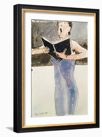 Carmina Burana, 1987-Lucy Willis-Framed Giclee Print
