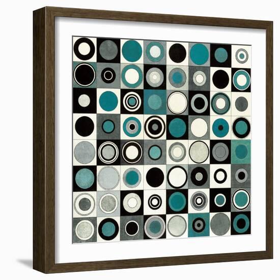 Carnaby Street Blue-Hugo Wild-Framed Art Print