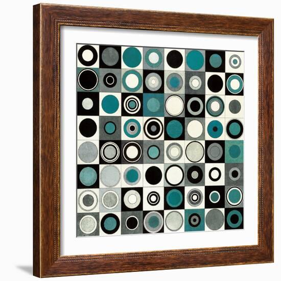 Carnaby Street Blue-Hugo Wild-Framed Art Print