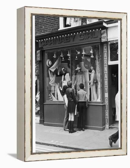 Carnaby Street Boutique-null-Framed Premier Image Canvas