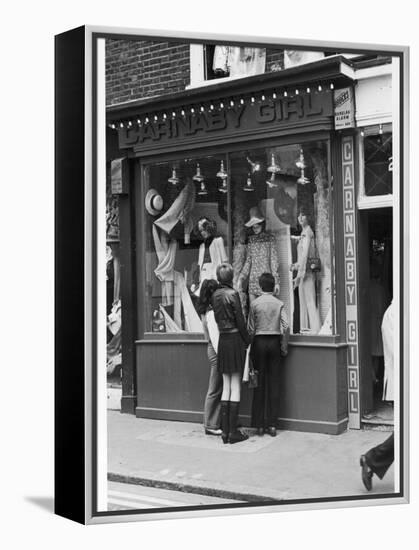 Carnaby Street Boutique-null-Framed Premier Image Canvas