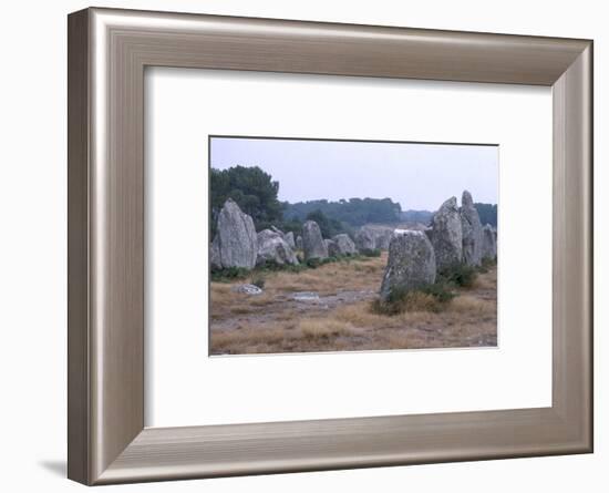 Carnac Alignments, Brittany, France, c20th century-CM Dixon-Framed Photographic Print