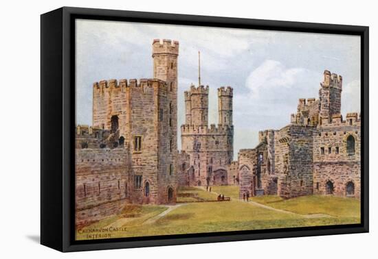 Carnarvon Castle, Interior-Alfred Robert Quinton-Framed Premier Image Canvas