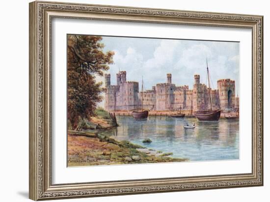 Carnarvon Castle-Alfred Robert Quinton-Framed Giclee Print