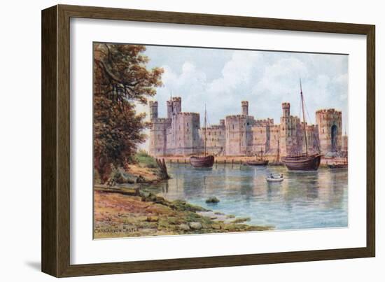 Carnarvon Castle-Alfred Robert Quinton-Framed Giclee Print