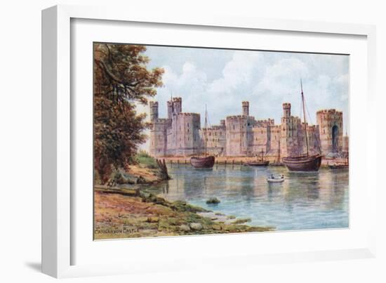 Carnarvon Castle-Alfred Robert Quinton-Framed Giclee Print