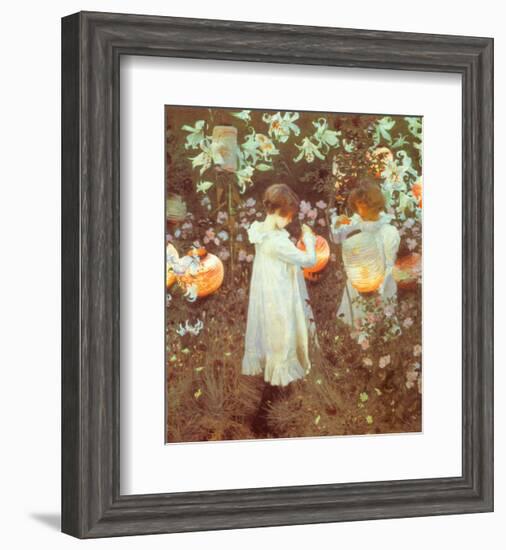 Carnation, Lily, Lily, Rose-John Singer Sargent-Framed Art Print