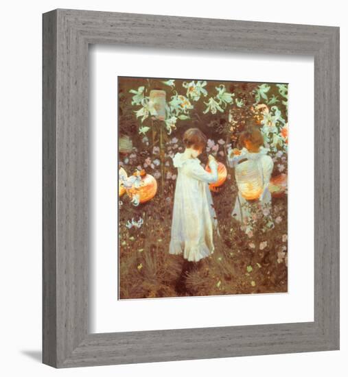 Carnation, Lily, Lily, Rose-John Singer Sargent-Framed Art Print