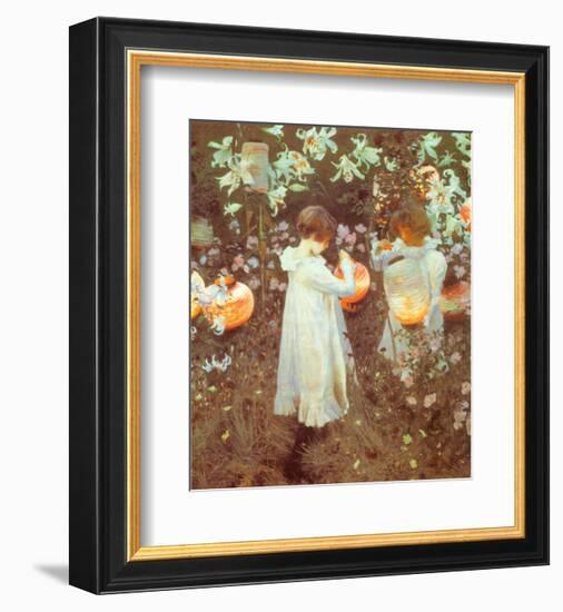 Carnation, Lily, Lily, Rose-John Singer Sargent-Framed Art Print