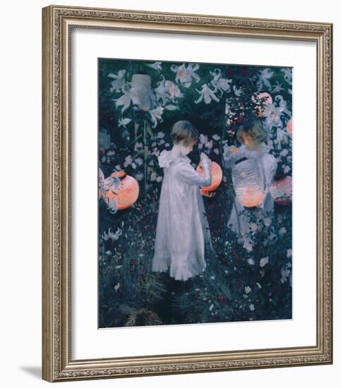 Carnation, Lily, Lily, Rose-John Singer Sargent-Framed Giclee Print