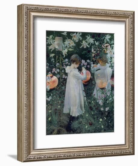 Carnation, Lily, Lily, Rose-John Singer Sargent-Framed Giclee Print