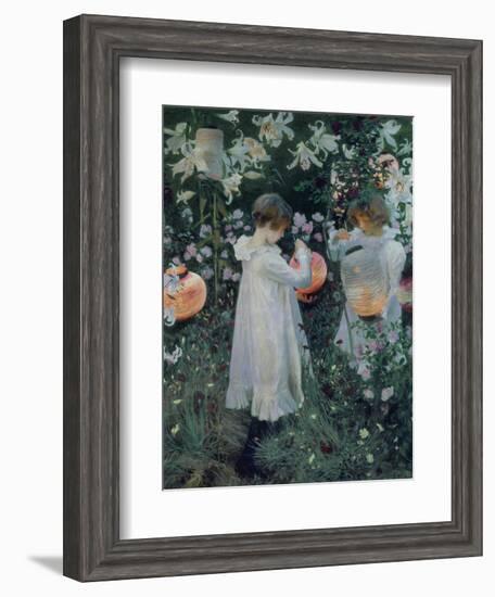 Carnation, Lily, Lily, Rose-John Singer Sargent-Framed Giclee Print