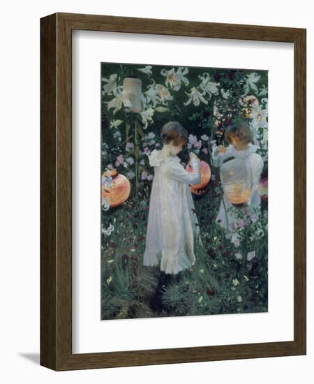 Carnation, Lily, Lily, Rose-John Singer Sargent-Framed Giclee Print