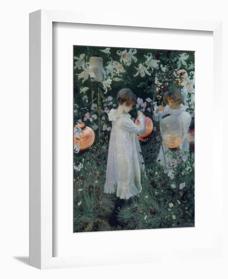 Carnation, Lily, Lily, Rose-John Singer Sargent-Framed Giclee Print