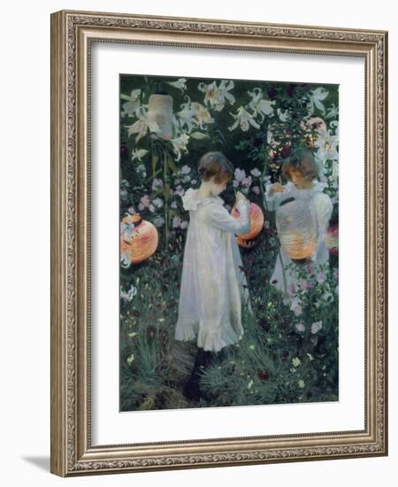 Carnation, Lily, Lily, Rose-John Singer Sargent-Framed Giclee Print