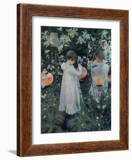 Carnation, Lily, Lily, Rose-John Singer Sargent-Framed Giclee Print