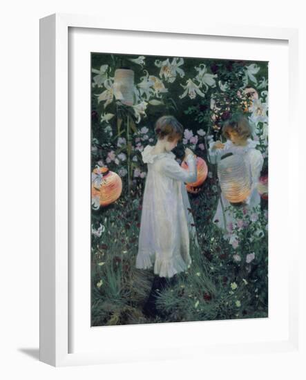 Carnation, Lily, Lily, Rose-John Singer Sargent-Framed Giclee Print