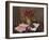 Carnations and Account Books-Edgar Degas-Framed Giclee Print