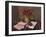 Carnations and Account Books-Edgar Degas-Framed Giclee Print