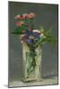 Carnations and Clematis in a Crystal Vase, 1882-Edouard Manet-Mounted Giclee Print