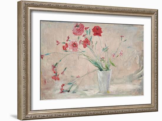 Carnations and Poppies-Carl Larsson-Framed Giclee Print