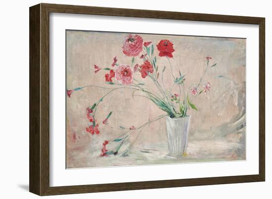 Carnations and Poppies-Carl Larsson-Framed Giclee Print