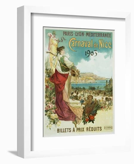 Carnaval De Nice Poster-Hugo D'Alesi-Framed Giclee Print