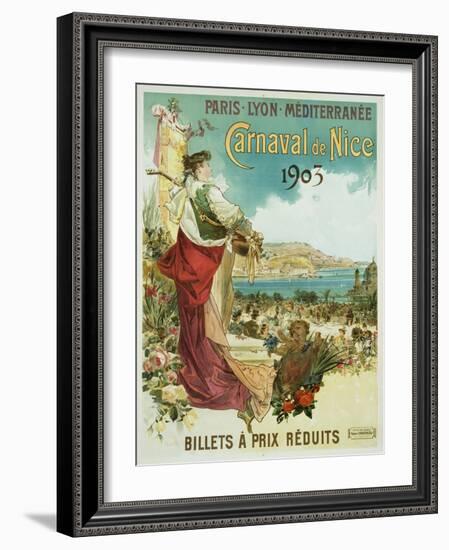 Carnaval De Nice Poster-Hugo D'Alesi-Framed Giclee Print