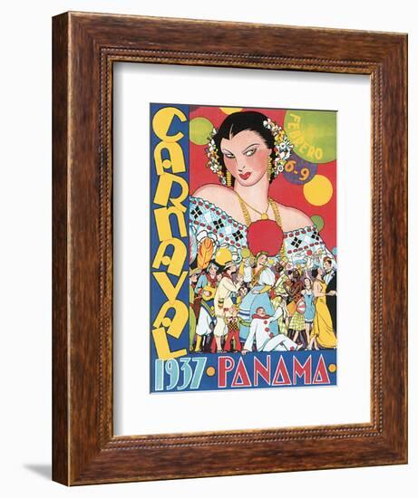 Carnaval, Panama, c.1937-null-Framed Premium Giclee Print