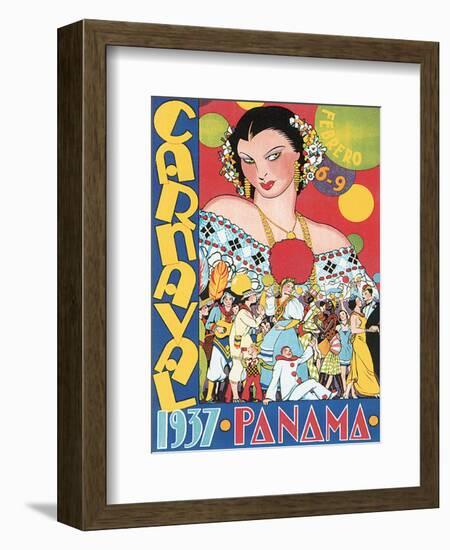 Carnaval, Panama, c.1937-null-Framed Premium Giclee Print