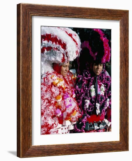 Carnaval Sur Le Mayo (Carnival), Santo Domingo, Dominican Republic, Hispaniola-Bruno Barbier-Framed Photographic Print