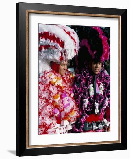 Carnaval Sur Le Mayo (Carnival), Santo Domingo, Dominican Republic, Hispaniola-Bruno Barbier-Framed Photographic Print