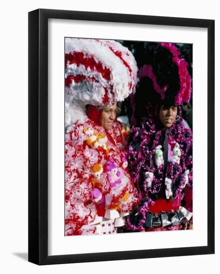 Carnaval Sur Le Mayo (Carnival), Santo Domingo, Dominican Republic, Hispaniola-Bruno Barbier-Framed Photographic Print