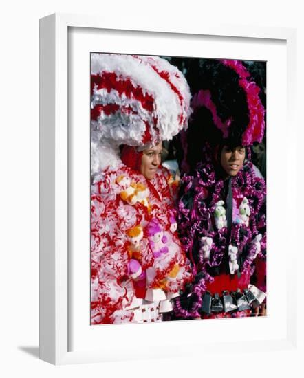 Carnaval Sur Le Mayo (Carnival), Santo Domingo, Dominican Republic, Hispaniola-Bruno Barbier-Framed Photographic Print