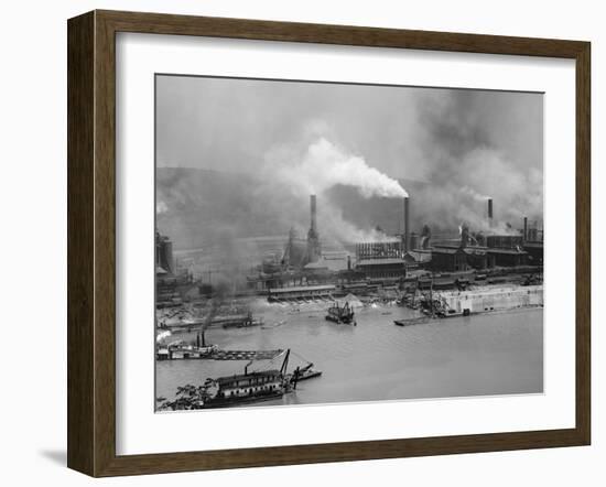 Carnegie Furnaces, Braddock, Pa.-null-Framed Photo