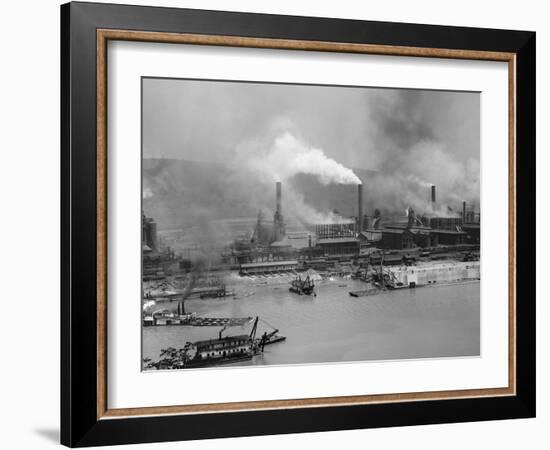 Carnegie Furnaces, Braddock, Pa.-null-Framed Photo