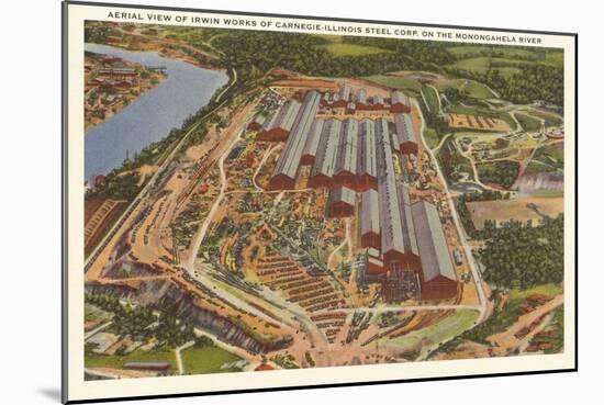 Carnegie-Illinois Steel Mill, Pittsburgh, Pennsylvania-null-Mounted Art Print