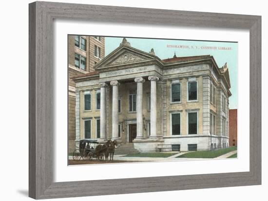 Carnegie Library, Binghamton-null-Framed Art Print