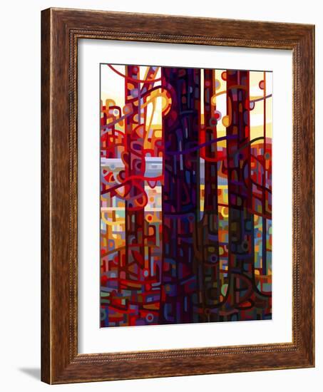 Carnelian Morning-Mandy Budan-Framed Giclee Print