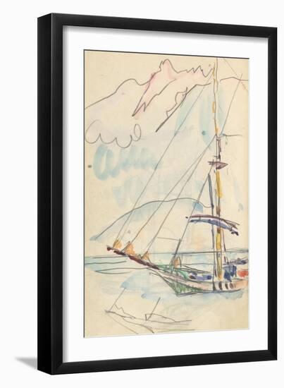 Carnet : Bateau-Paul Signac-Framed Giclee Print