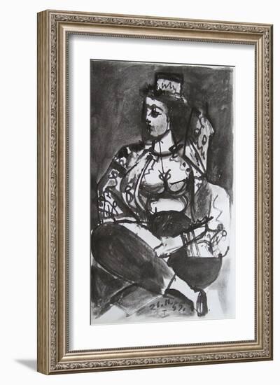 Carnet de Californie 04-Pablo Picasso-Framed Premium Edition