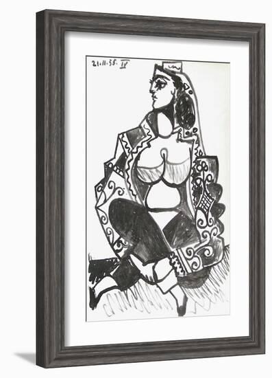 Carnet de Californie 08-Pablo Picasso-Framed Premium Edition