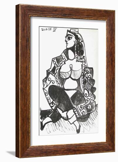 Carnet de Californie 08-Pablo Picasso-Framed Premium Edition