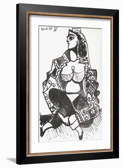 Carnet de Californie 08-Pablo Picasso-Framed Premium Edition