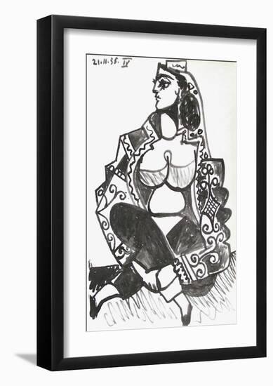 Carnet de Californie 08-Pablo Picasso-Framed Premium Edition