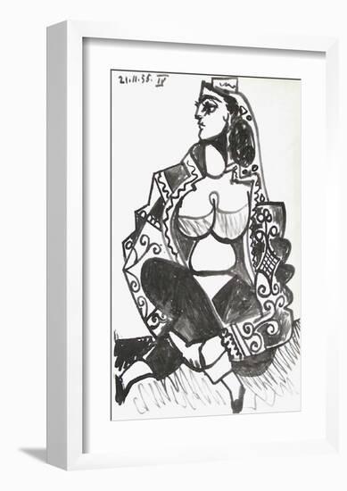 Carnet de Californie 08-Pablo Picasso-Framed Premium Edition