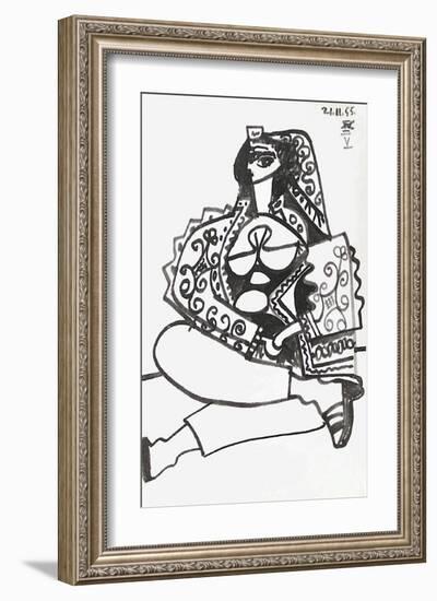 Carnet de Californie 10-Pablo Picasso-Framed Premium Edition