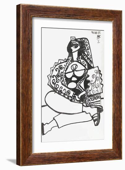 Carnet de Californie 10-Pablo Picasso-Framed Premium Edition